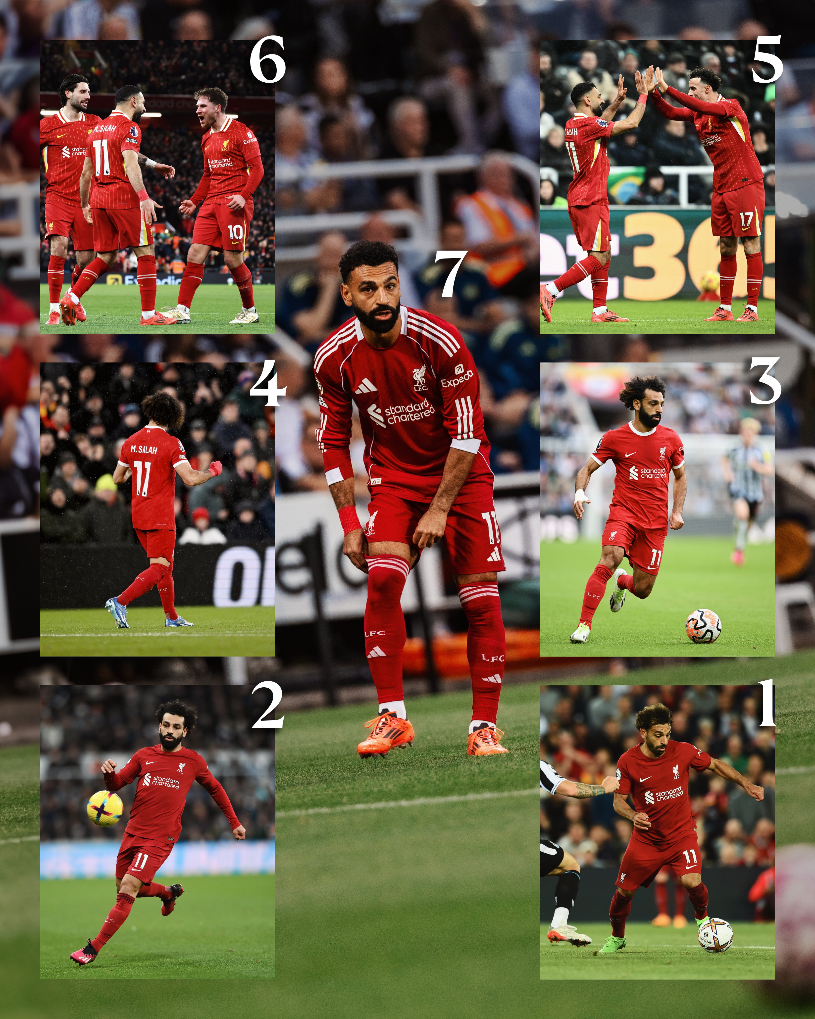 星空体育平台-自带一助？近7次利物浦联赛面对纽卡，萨拉赫每场都能送出1次助攻